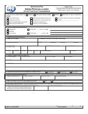 caap license online application|542 Application for Airman Personal License (Other than Flight Crew.